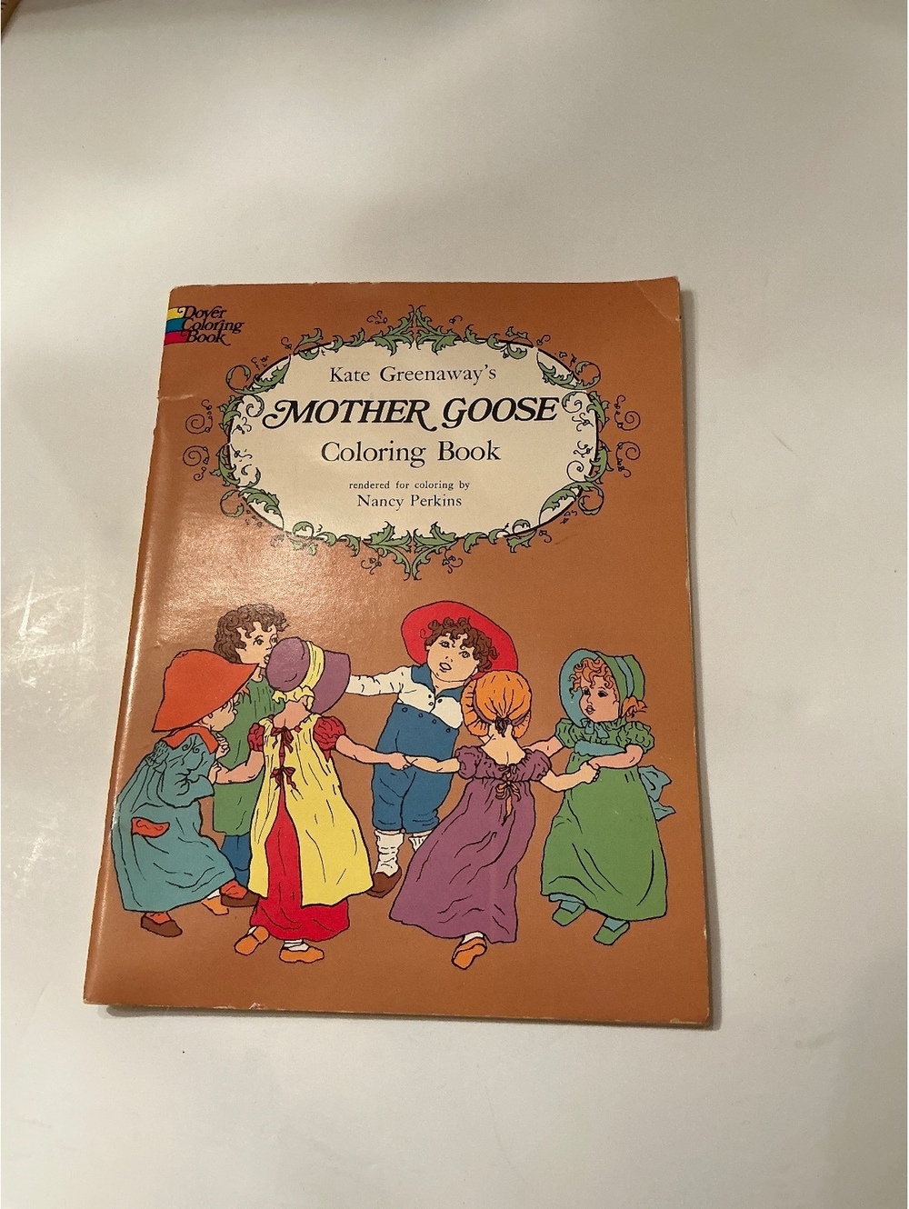 Vintage 1972 Kate Greenaway’s Mother Goose Dover Coloring Book Original